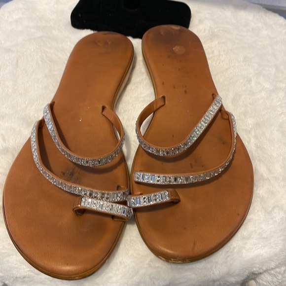 FLATS - with rhinestones embellishments -  Size 9.5 - Picture 2 of 4